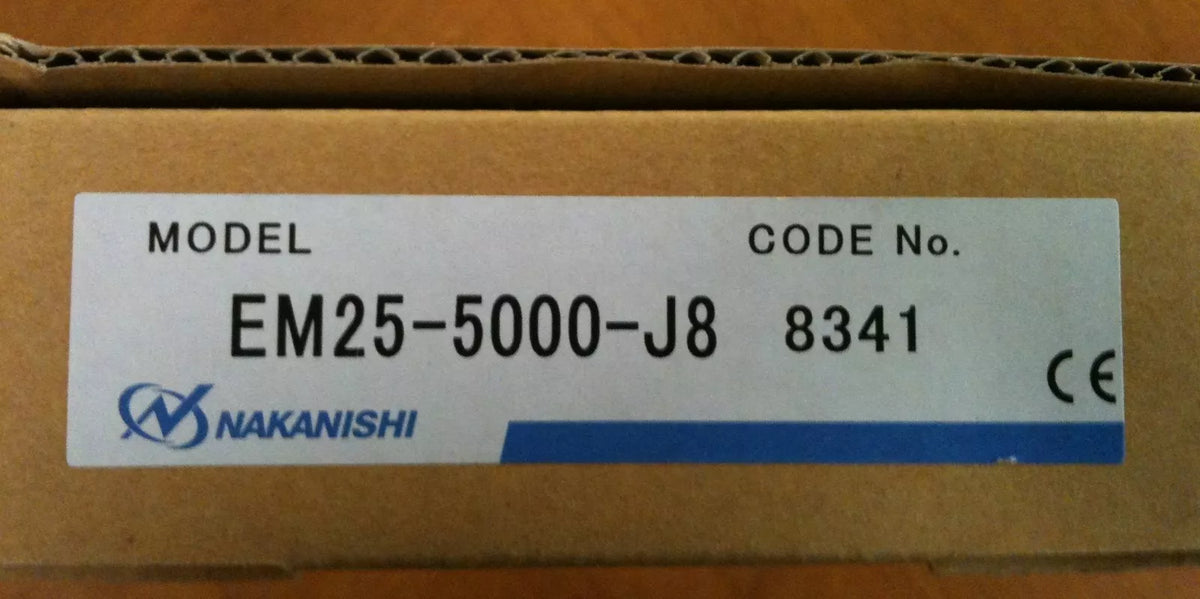 Nakanishi EM25-5000-J8 Brushless Motor 5000 RPM 24V High Torque