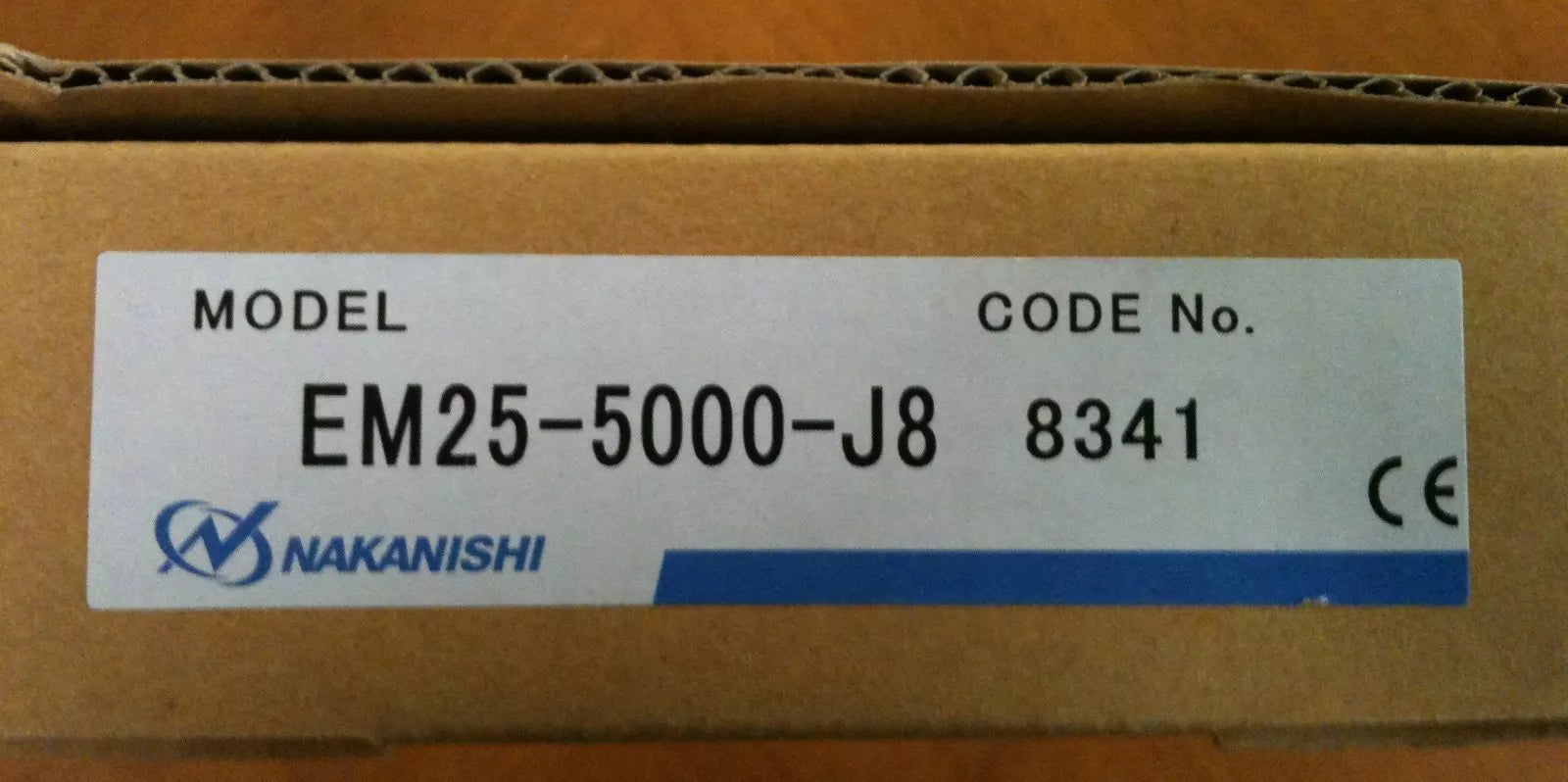 Nakanishi EM25-5000-J8 Brushless Motor 5000 RPM 24V High Torque