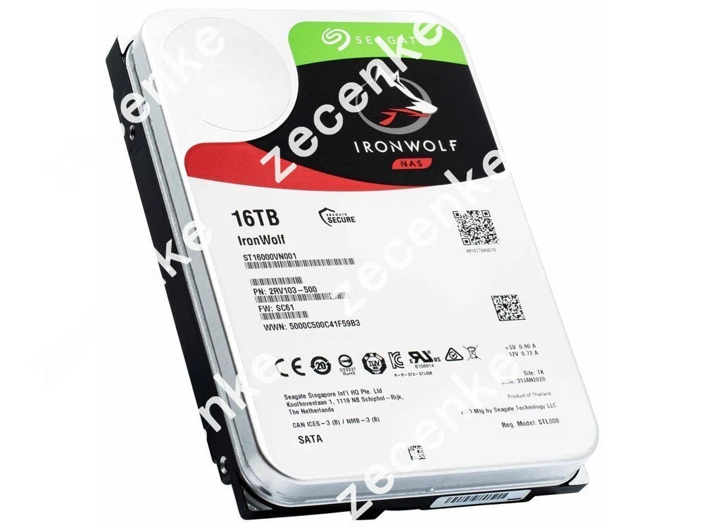 Seagate IronWolf 16TB 3.5 SATA 7200rpm Internal Hard Drive
