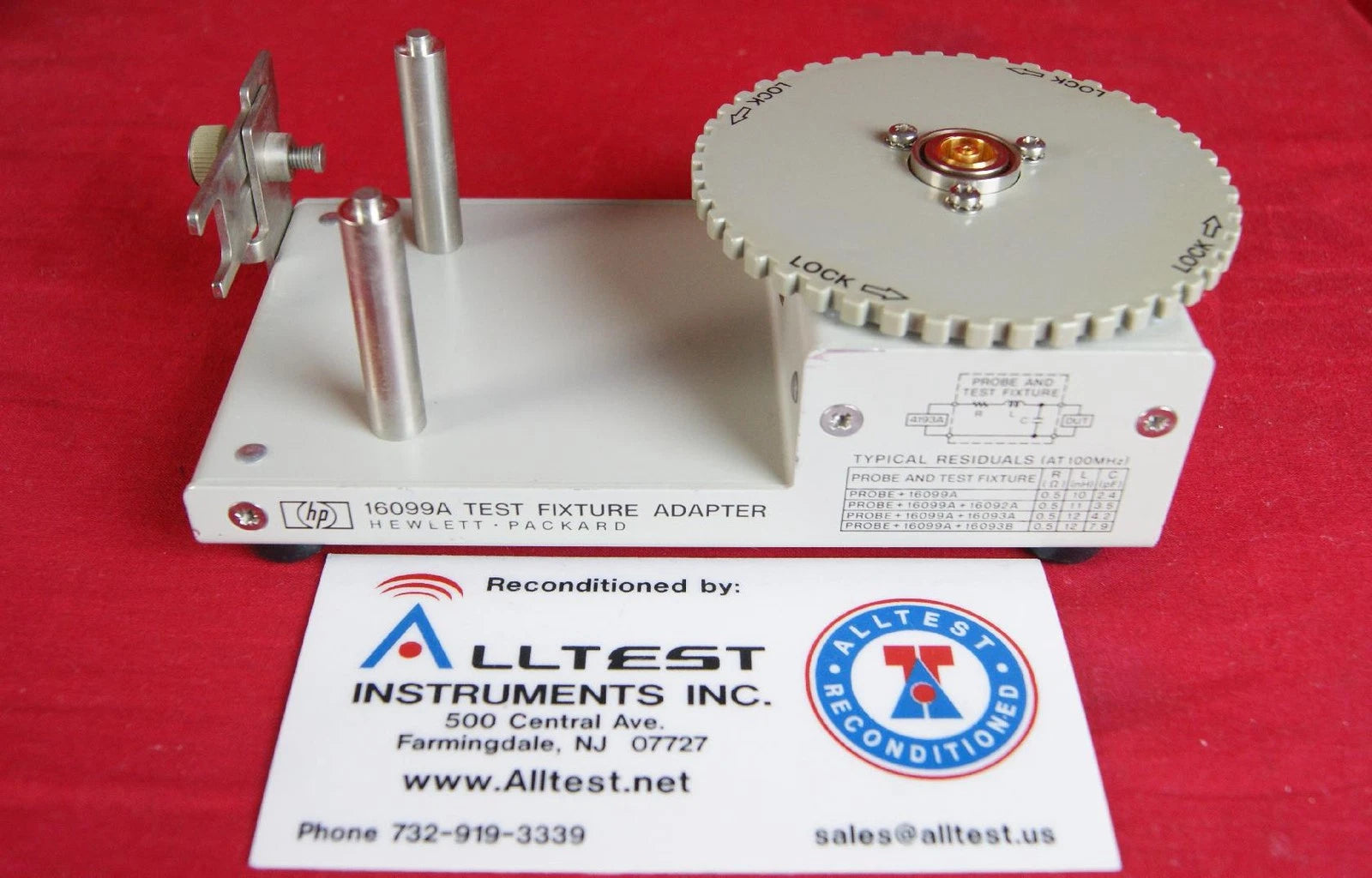 HP Agilent Keysight 16099A Test Fixture Adapter for HP 16092A and 16093A/B