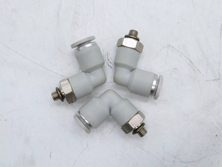Right Angle Elbow Pneumatic Connector Air Line Water Hose Quick Fitting Tube