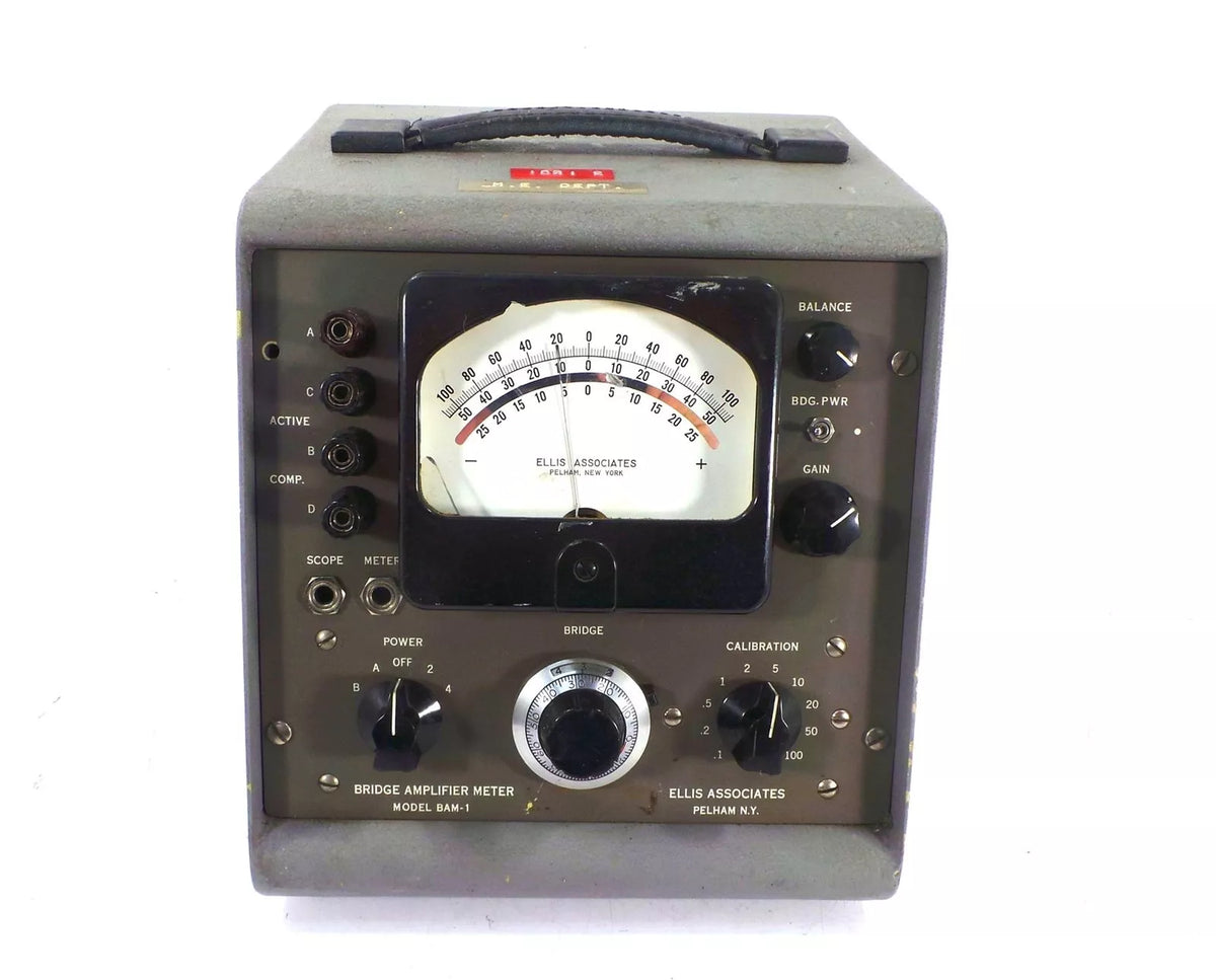 BRIDGE AMPLIFIER METTER MODEL BAM-1 - High-Performance Instrument