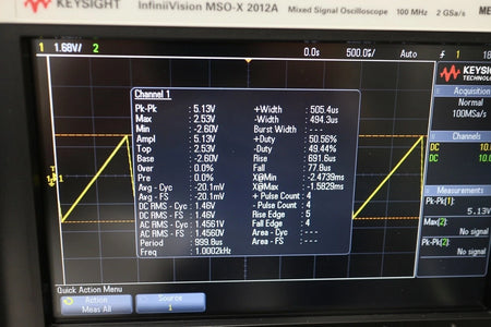 Keysight MSOX2012A DC-100MHz 2ch InfiniVision Mixed Oscilloscope +FG