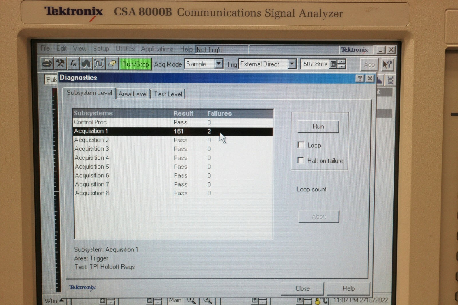 CSA8000B Communication Signal Analyzer Main Frame