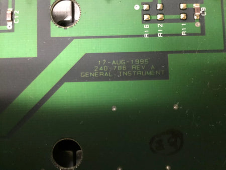 General Instrument P/N 240-786 and 240-787 Circuits Boards for Testing Equipment