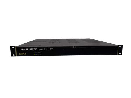 Evertz X-1204S-AES4-SW 12x4 Video SDI Routing Switcher Router