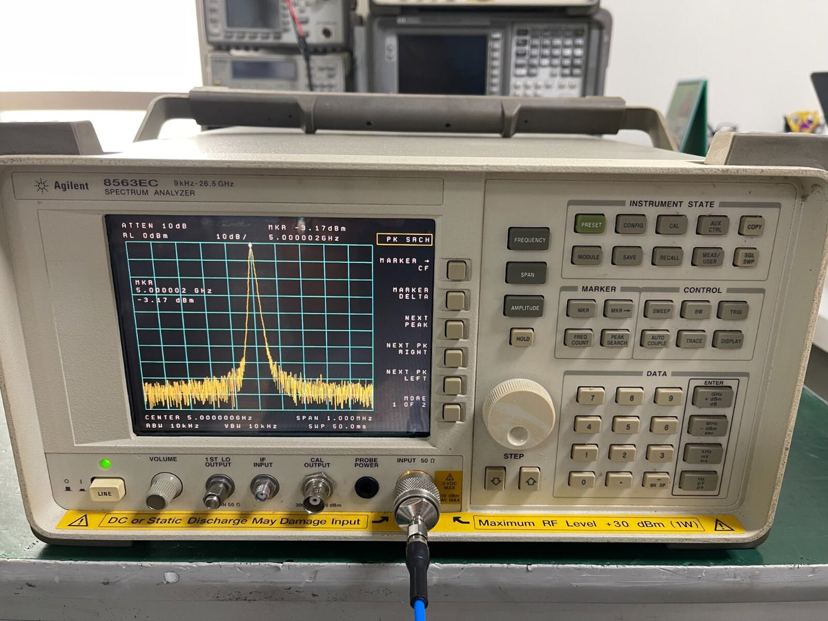 Agilent 8563EC 9KHz - 26.5GHz Spectrum Analyzer w/ opt. 007, 104 _02173