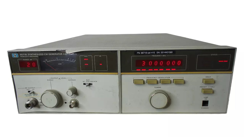 HP 8671B CW Generator 2.0 to 18GHz - High Quality Signal Generator