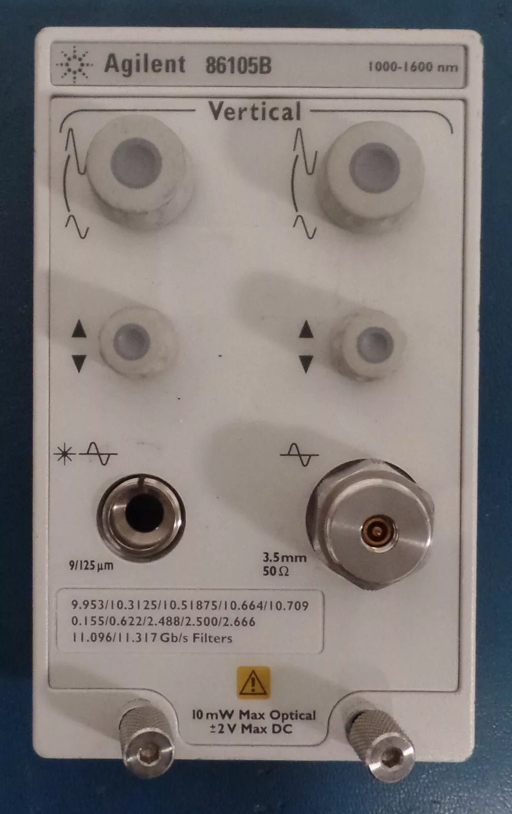 Agilent 86105B Front Panel – Replacement Front Panel for Agilent 86105B Optical/Electrical Module