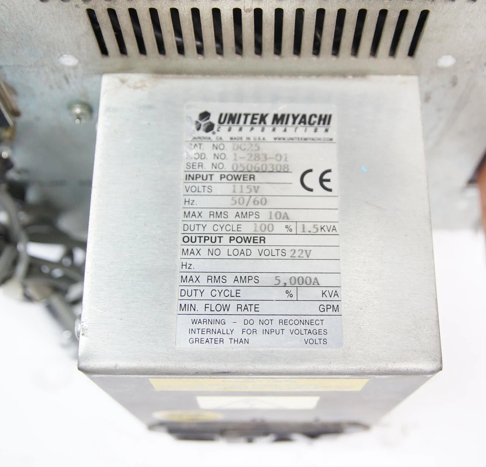 Miyachi Unitek Peco DC 25 Linear DC Welding System