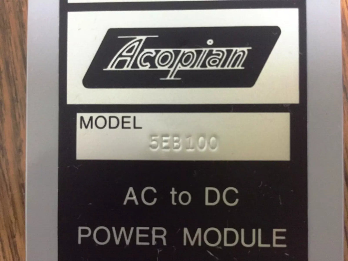 Acopian Model 5EB100 AC to DC Power Supply
