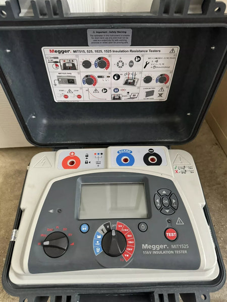 MEGGER MIT1525 15 kV High Voltage Insulation Resistance Tester