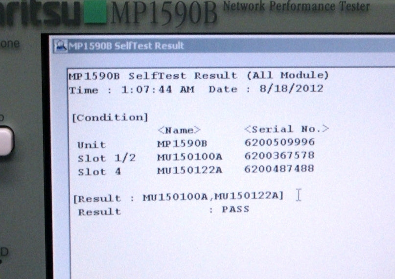 Anritsu MU150122A Optical Interface Unit
