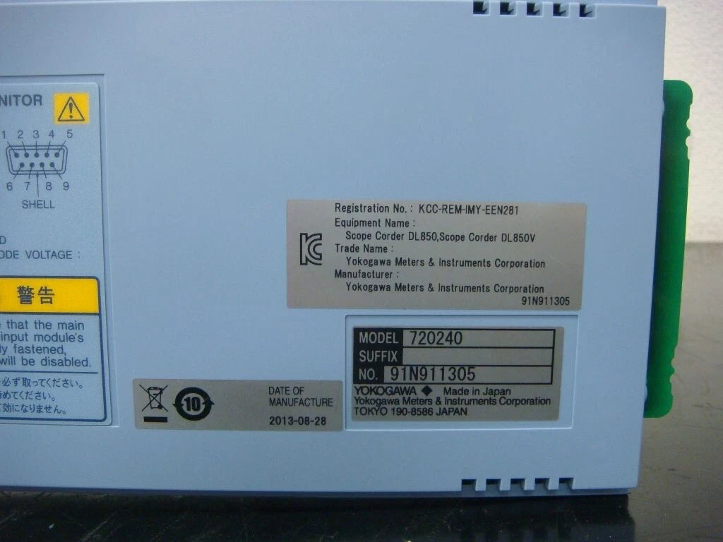 YOKOGAWA 720240 CAN BUS Monitor Module