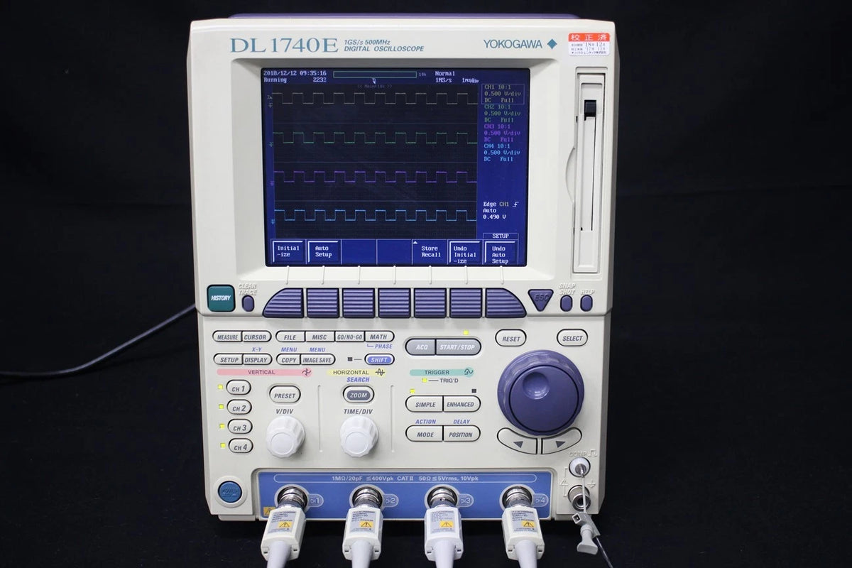 Yokogawa DL1740E 500MHz 4ch 2MW Digital Oscilloscope