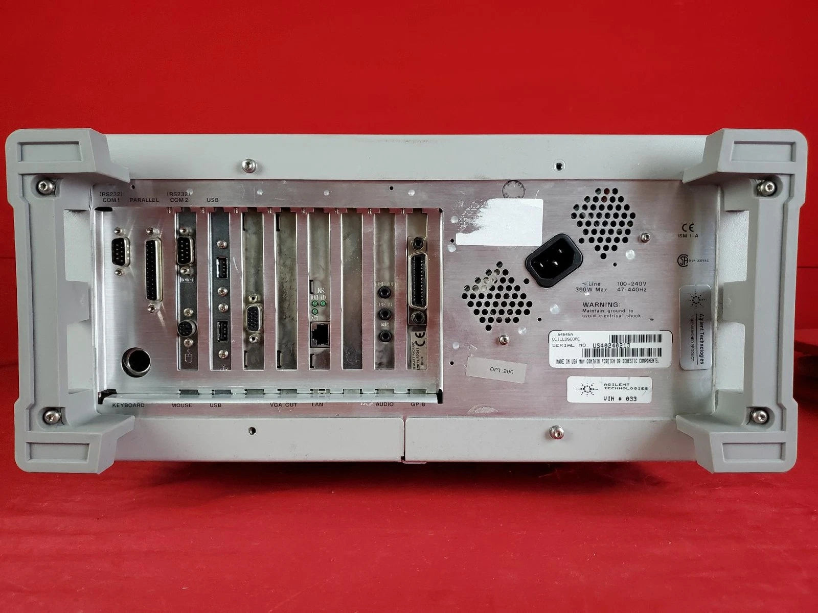 HP Agilent Keysight 54845A US40240213 Infiniium Oscilloscope 4 Channels
