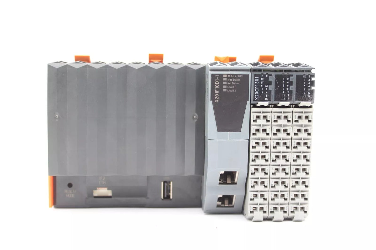 B&R X20CP1301 CPU Unit with INTEL X86 EtherNet/IP Interface Module X20IF10D1-1