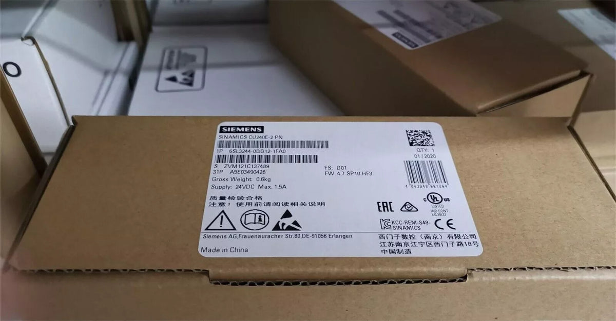 SIEMENS 6SL3244-0BB12-1FA0 In Box Expedited Shipping