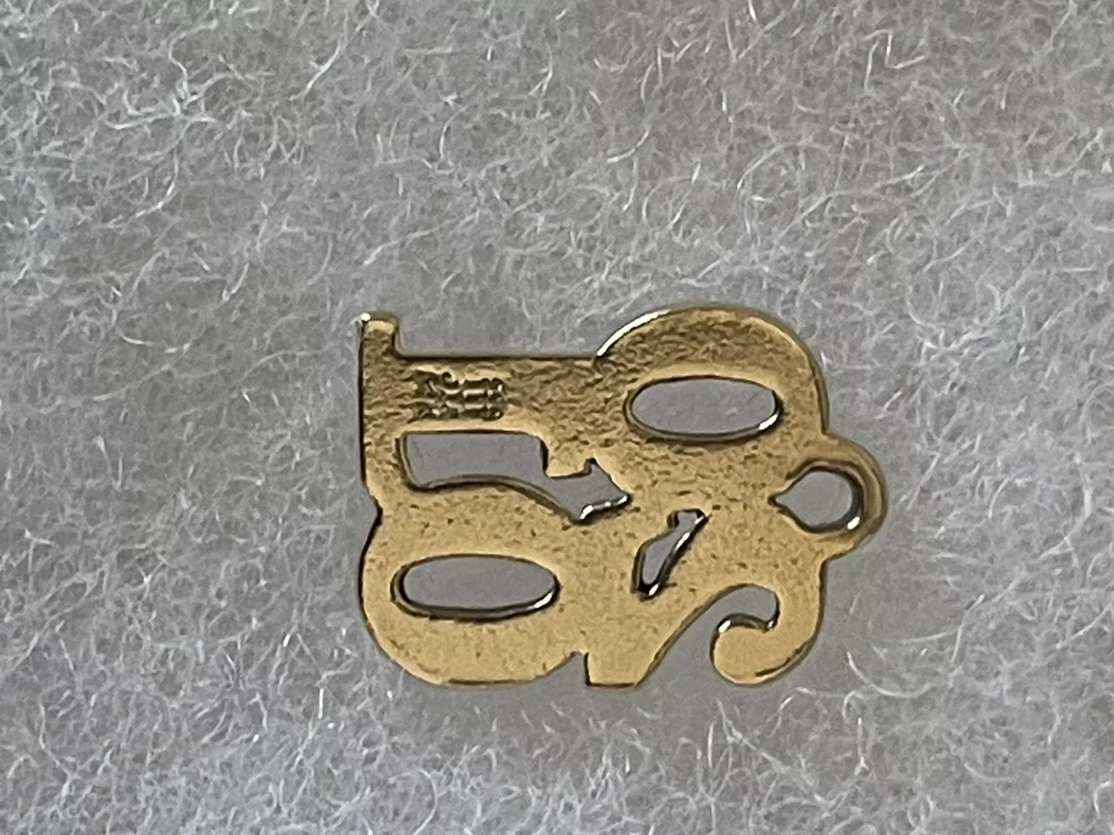 James Avery 2001 14k Gold Charm - RARE Stacked ‘01 Graduation Class Of