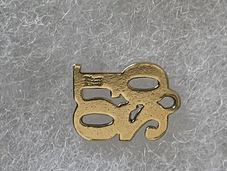 James Avery 2001 14k Gold Charm - RARE Stacked ‘01 Graduation Class Of