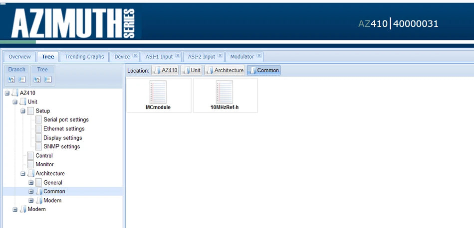 Newtec AZ410 DVB-S2 Satellite Modem NTC/2215.NU.CBBBAA.M056 NTC/2215.XT