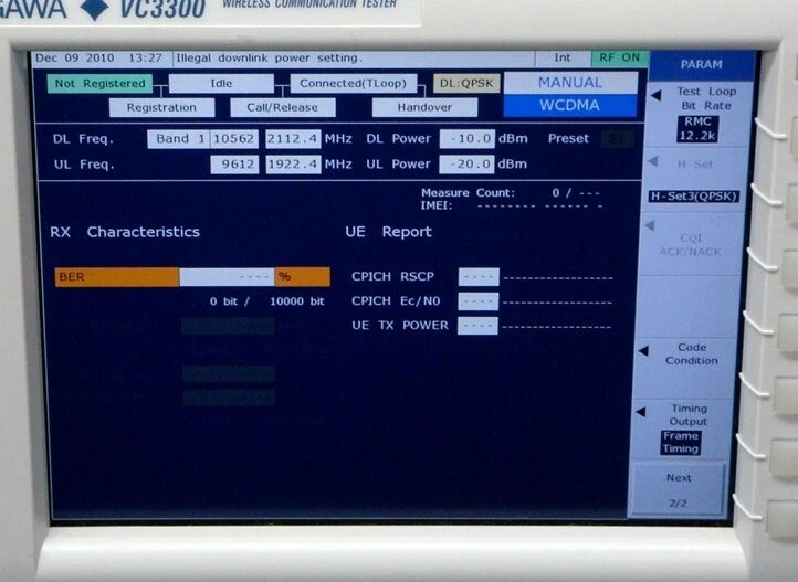 YOKOGAWA VC3300 WCDMA Wireless Communication Tester