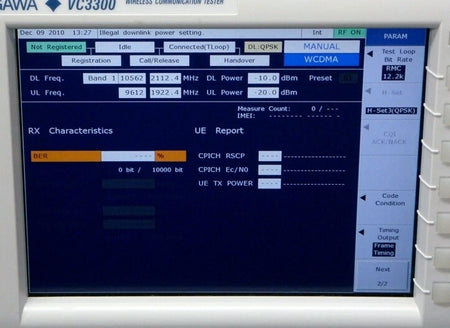 YOKOGAWA VC3300 WCDMA Wireless Communication Tester