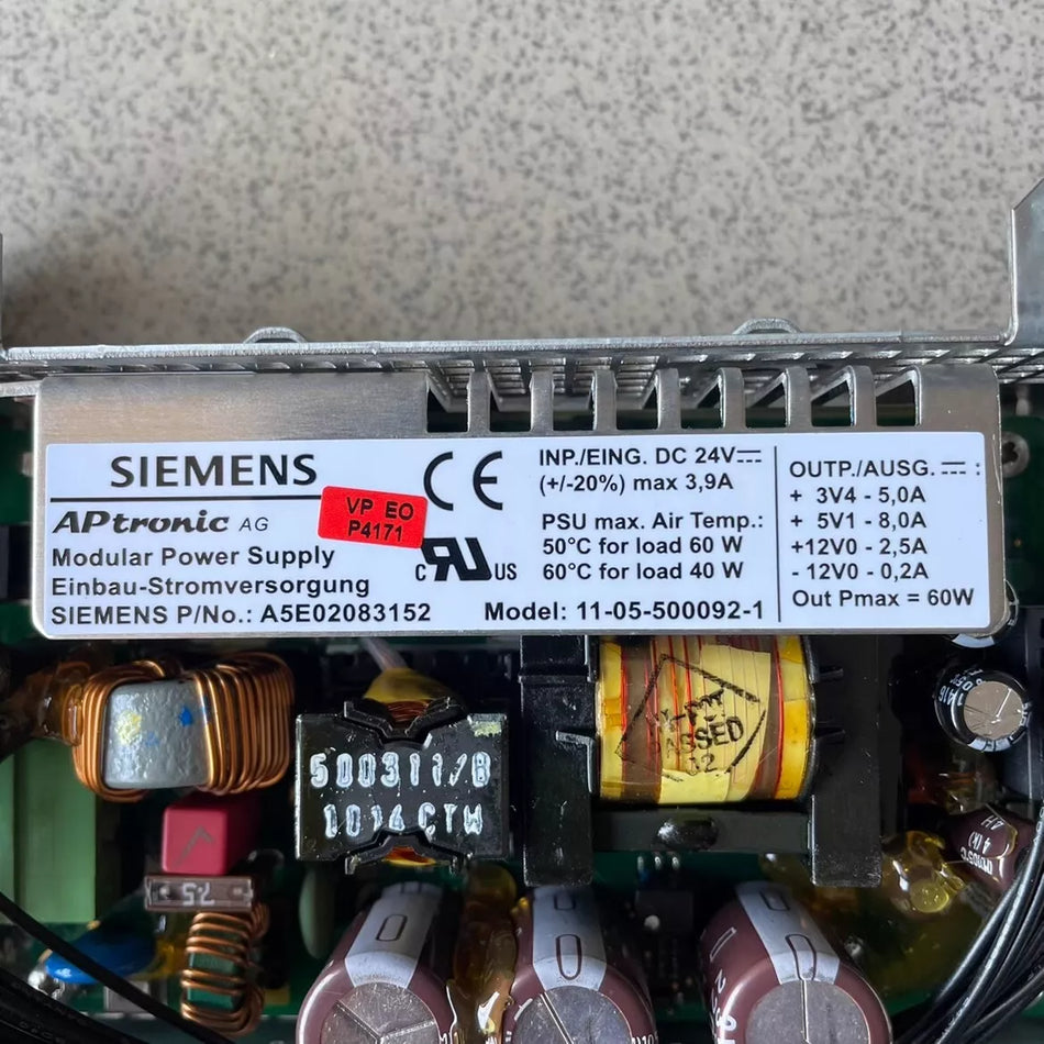 1pc Used good A5E02083152、11-05-500092-1 power supply