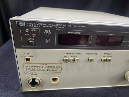 HP 4193A Vector Impedance Meter AS-IS (0724)