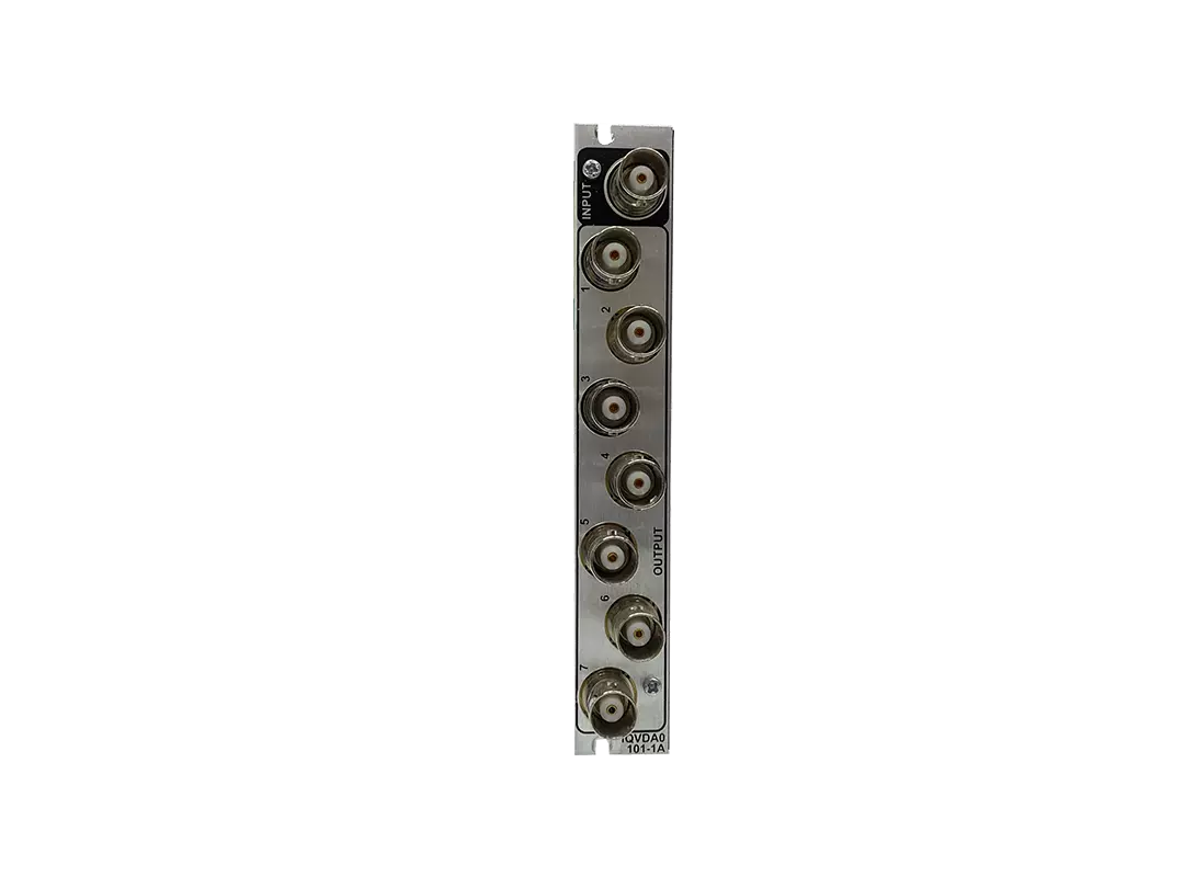 SAM IQVDA0301-1A Analog Video Distribution Amplifier with 7 Outputs Back