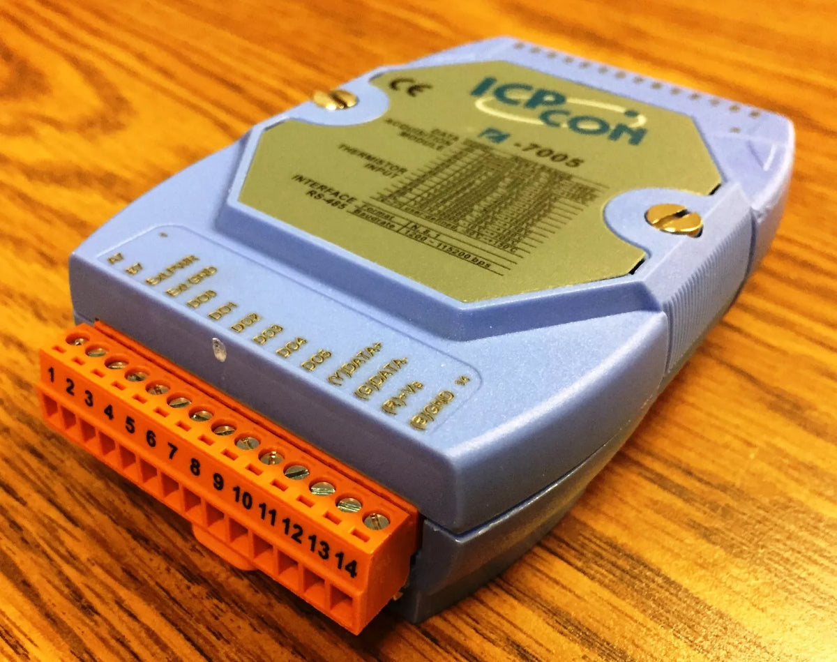 ICP I-7005 8-Channel Thermistor Input and 6-Channel Alarm Output Module
