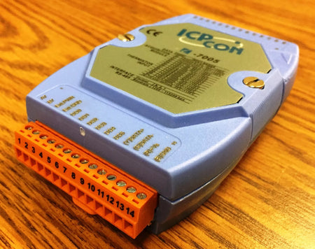 ICP I-7005 8-Channel Thermistor Input and 6-Channel Alarm Output Module