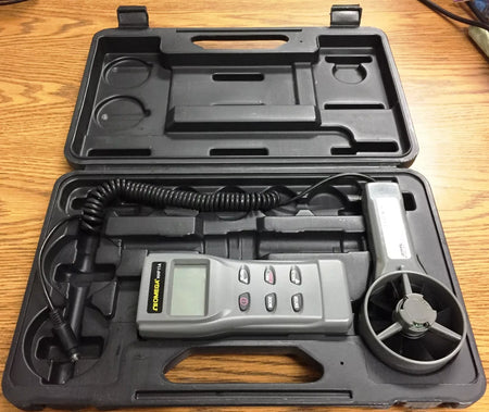 Omega HHF11A Air Velocity Humidity Dew Point Wet Bulb Air Volume Meter