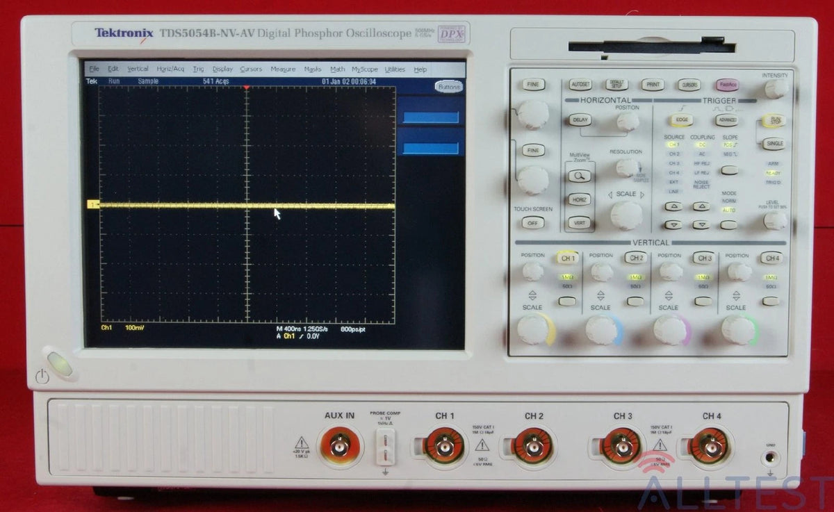 Tektronix TDS5054B -NV-AV Oscilloscope, 500MHz, 4-Channel, 5Gs/s