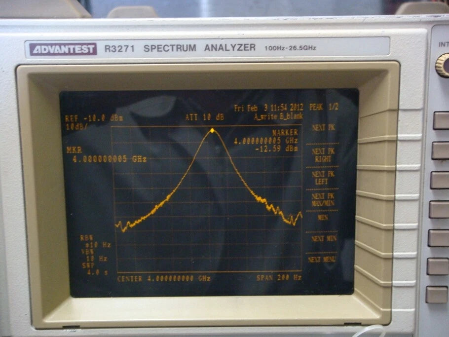 ADVANTEST R3271 100Hz-26.5 GHz Spectrum Analyzer