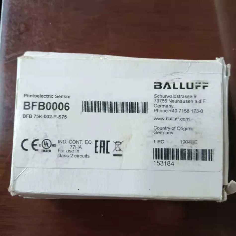 1PC NEW BFB0006 BFB 75K-002-P-S75 by DHL or EMS #W8029 WX