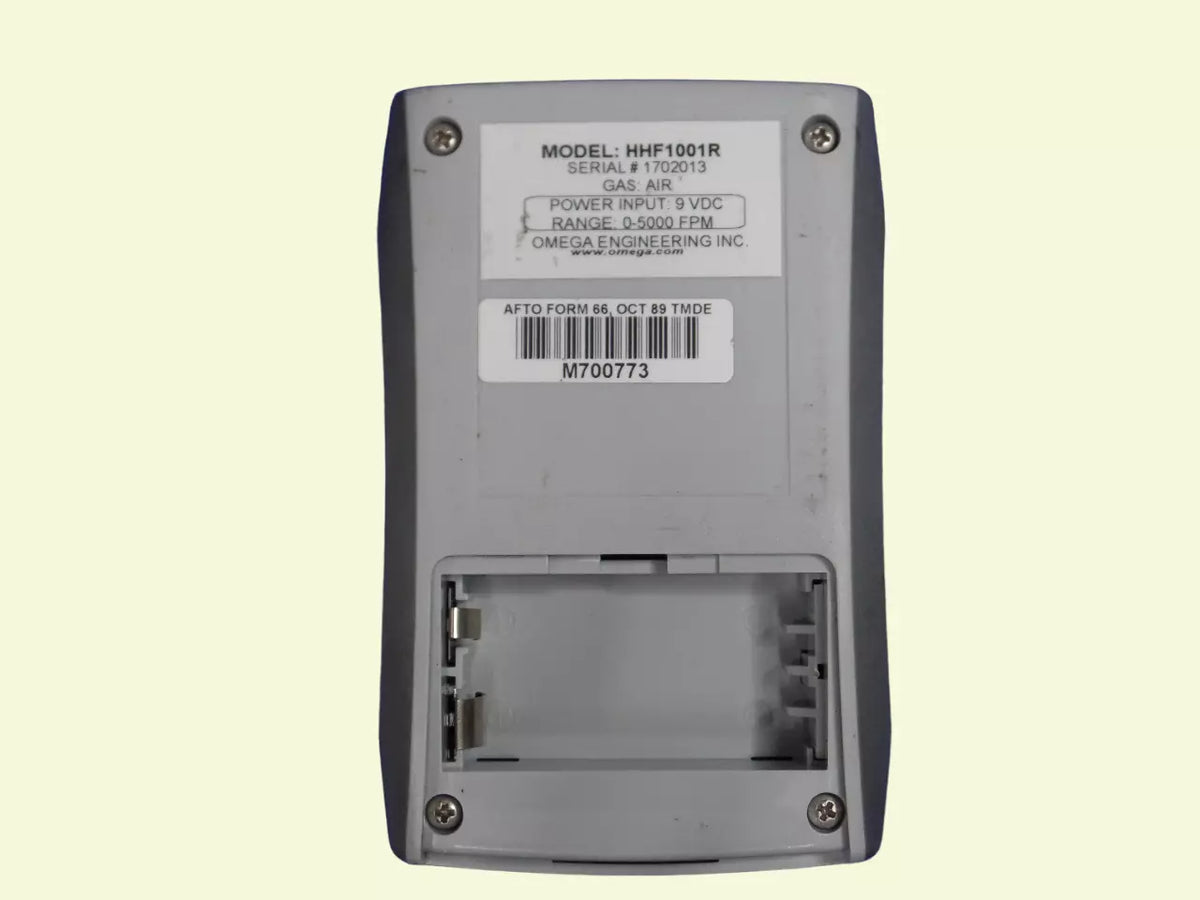 OMEGA HHF1000R Series Air Velocity/Temperature Meter
