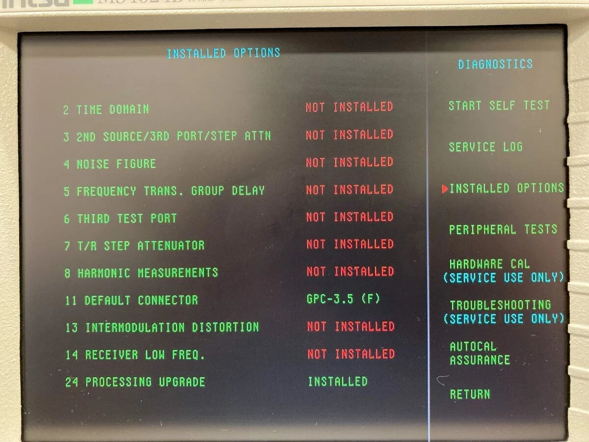 Anritsu MS4624B 10MHz-9GHz Vector Network Analyzer