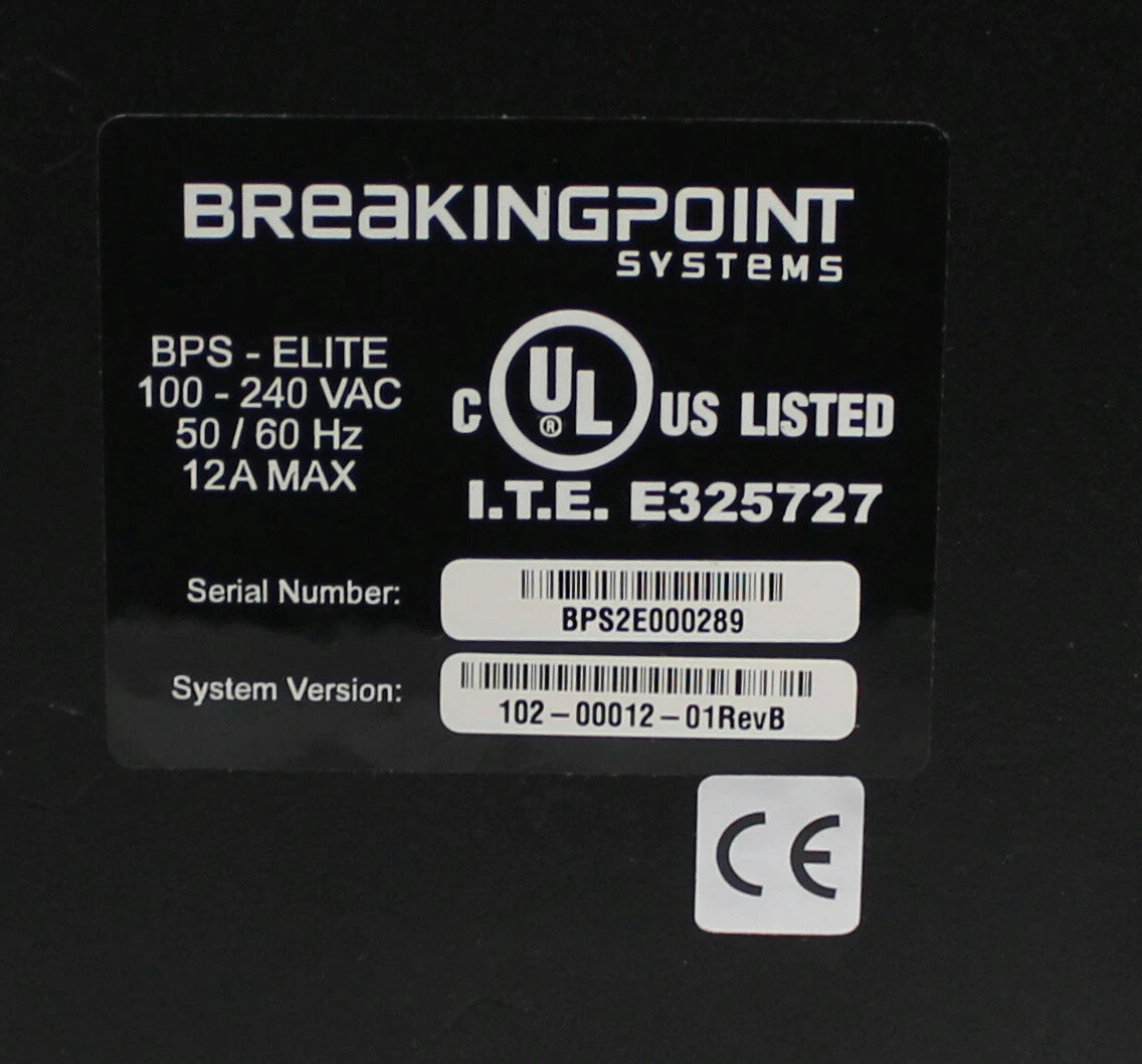 Keysight Ixia BreakingPoint BPS-ELITE Application & Security Testing System