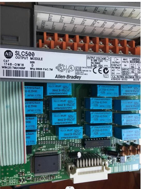 AB SLC500 PLC 1746-OW16 D: Output Module for industrial control systems
