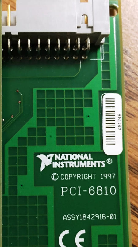 National Instruments PCI-6810 Serial Data Analyzer with NI 184291B & 184533B-01 Board