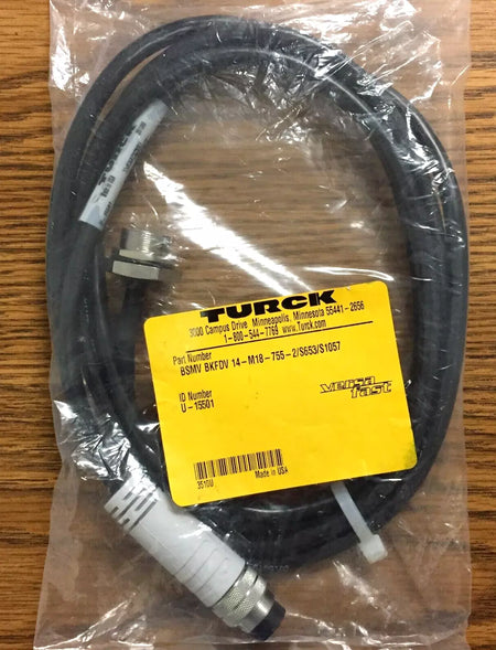 Turck BSMV BKFDV 14-M18-755-2/S6553/S1057, Cordset U-15501
