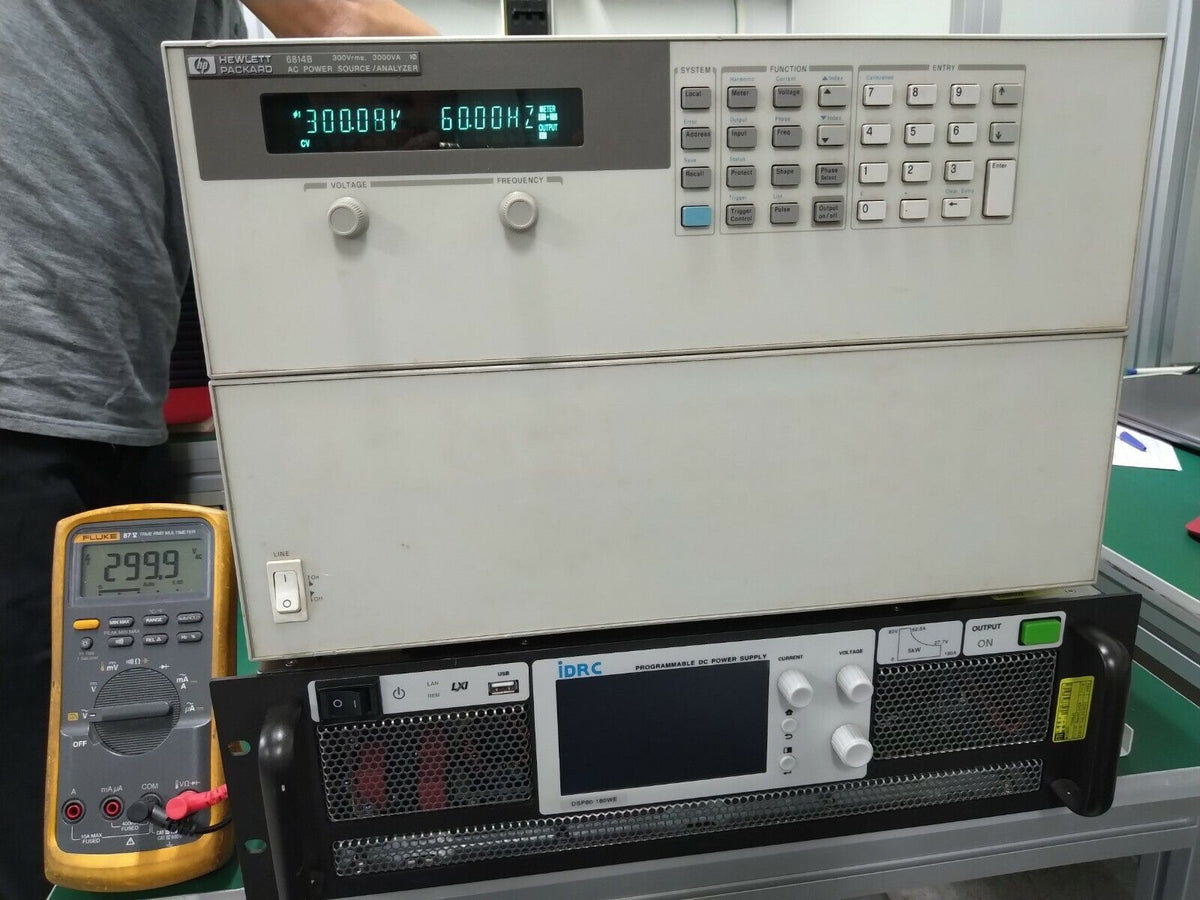 HP Agilent 6814B AC Power Source/Analyzer, 3000VA,150/300V, 20/10A - XG eqpt