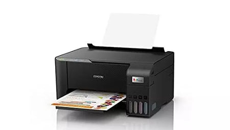 Epson EcoTank L3210 A4 All-in-One Wired Color Home Inkjet Printer - Black