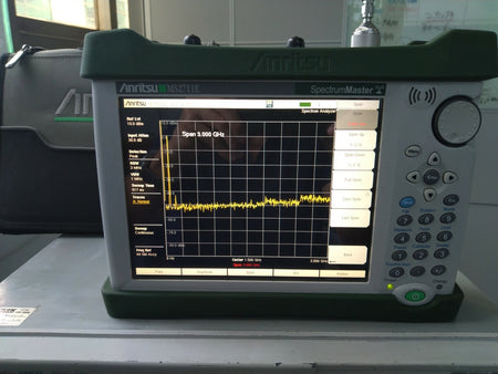 Anritsu MS2711E Handheld Spectrum Analyzer 9kHz to 3GHz , Hand bag, ACV adapter - XG eqpt
