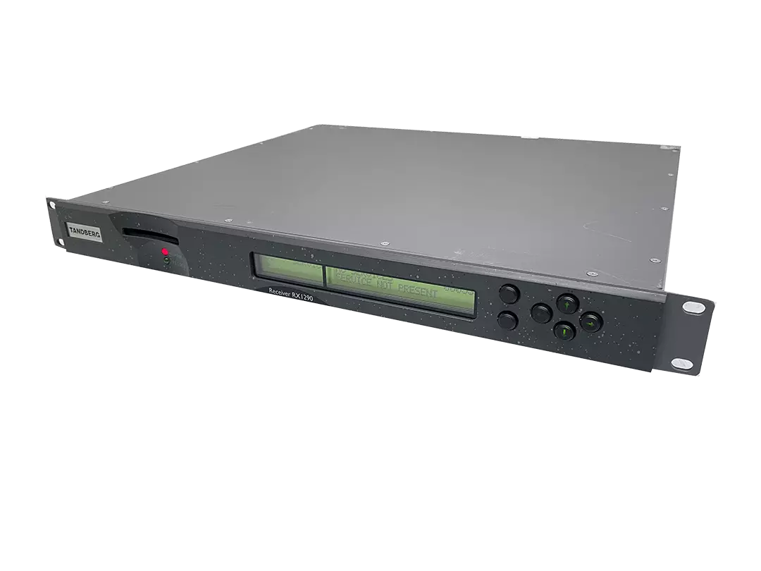 Tandberg RX1290 MPEG4 HD Dual IP ASI Inputs Decoder Full Licenses
