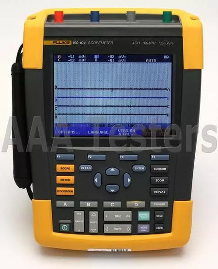 Fluke 190-104 ScopeMeter 1.25GS/s 4 Chan 100MHz Oscilloscope 190 104 - XG eqpt