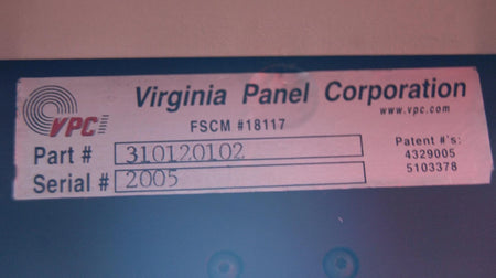 Virginia Panel 310120102 2005 Receiver G18 18 Module with Flush Hangers