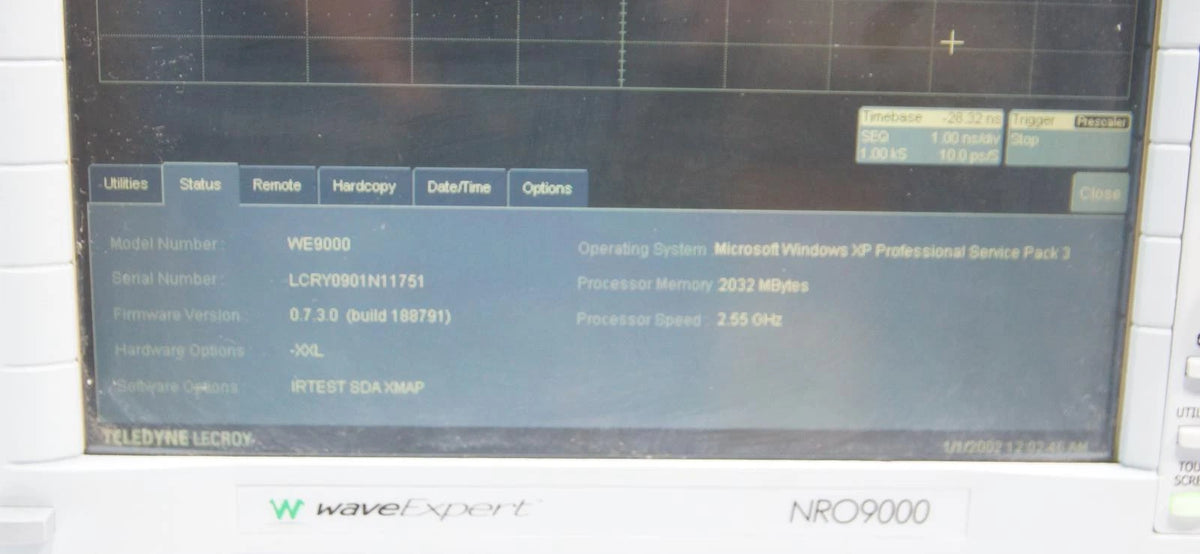 LeCroy WaveExpert Series WE9000 100 GHz Oscilloscope with PPG-E135 PRBS Source