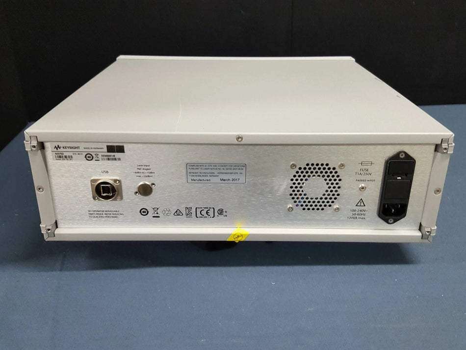 Keysight N4375D Lightwave Component Analyzer Opt. 022 101 221 Untested (0148)